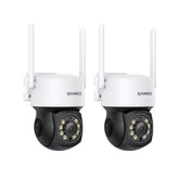 5MP Wireless PT Security Camera, Pan & Tilt, WiFi IP Cameras for SANNCE N48WHE/N98WHE NVR, AI Human Detection, Work with Alexa, 100ft Night Vision, Remote Access & Smart Motion Alerts